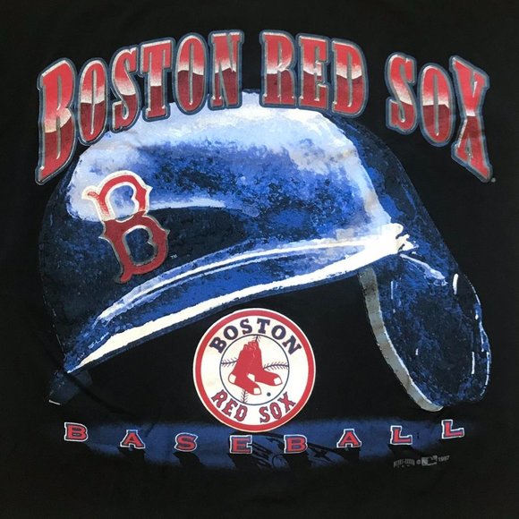 Vintage 1990's Hank Aaron Original Boston Red Sox T-Shirt - Picture 1 of 4